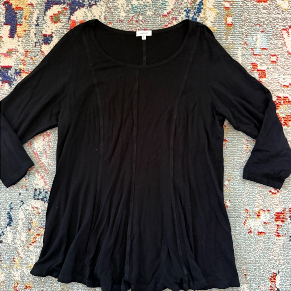 Hartstrings Black Long Sleeve Women's Top